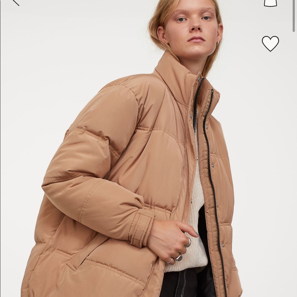 NWT  h&m oversized puffer coat